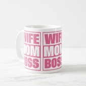 Mug Femme - Maman - Patron (Devant gauche)