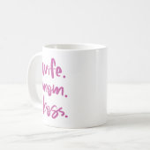 Mug Femme. Maman. Patron. (Devant gauche)
