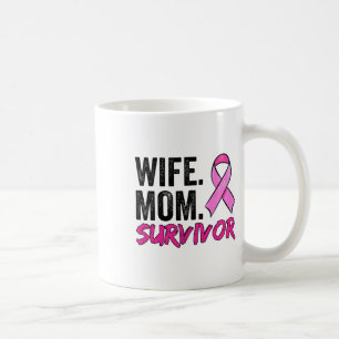 Mug Femme Maman Survivante Vêtements Conscience du can