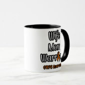 Mug Femme Maman Warrior...CRPS (Devant droit)