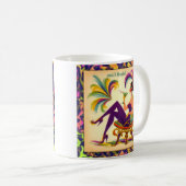 Mug Femme Mardi Gras Martini du milieu du siècle futur (Devant droit)