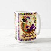 Mug Femme Mardi Gras Martini du milieu du siècle futur (Devant droit)