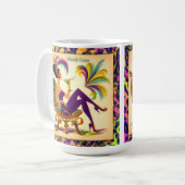 Mug Femme Mardi Gras Martini du milieu du siècle futur (Devant gauche)