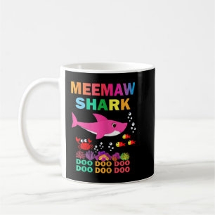 Mug Femme Meemaw Shark Chemise jumelant famille mère