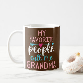 Mug Femme Meilleure grand-mère Favoris gens petits enf