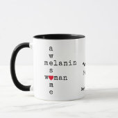 Mug FEMME MELANIN INCONTOURNABLE | Personnalisable Chr (Gauche)