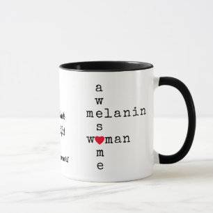 Mug FEMME MÉLANINE INCROYABLE   Modèle chrétien person
