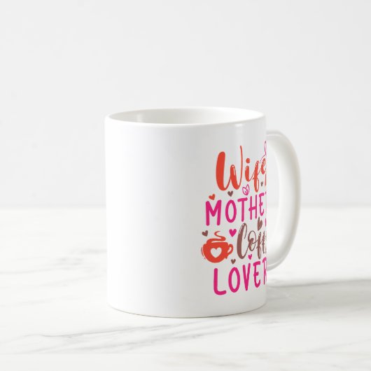 Mug Femme Mère Lover café (Devant droit)