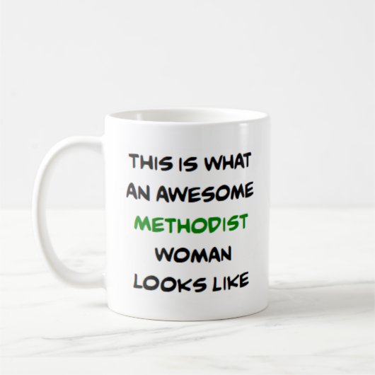 Mug femme méthodiste, formidable (Gauche)