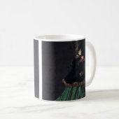 Mug Femme Monet en robe verte (Devant droit)