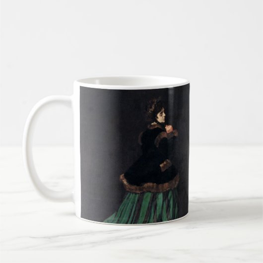 Mug Femme Monet en robe verte (Gauche)
