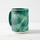 Mug Femme mythique envoyant des prières à l'univers (Devant gauche)