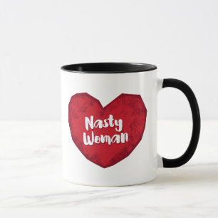 Mug Femme nasse sur le coeur de Grunge