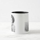 Mug Femme Newpaper de lecture (Centre)