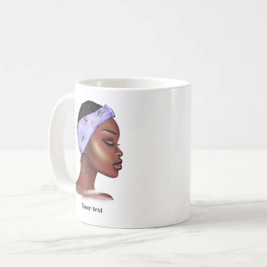Mug Femme noire (Devant gauche)