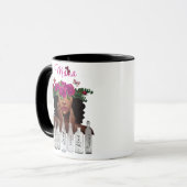 Mug Femme noire afro-maman (Devant gauche)