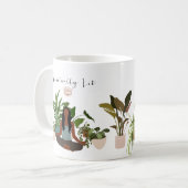 Mug Femme noire Méditant Des Ménages (Devant gauche)