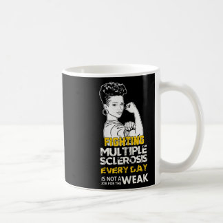 Mug Femme noire Sclérose en plaques Guerrière Forte