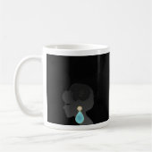 Mug Femme noire Silhouette Dark Glamor (Gauche)