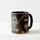 Mug Femme noire, Vols Captifs Pas Sentiments (Devant droit)