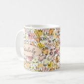 Mug femme pastel jaune (Devant gauche)