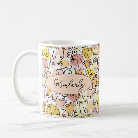 Mug femme pastel jaune (Gauche)