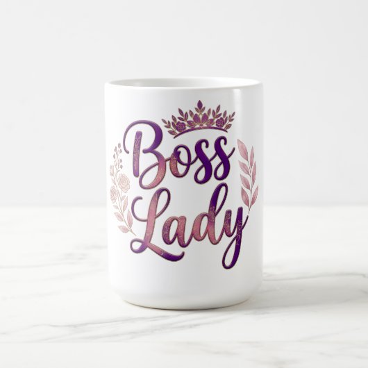 Mug Femme Patronne Florale (Centre)