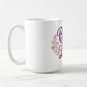 Mug Femme Patronne Florale (Gauche)