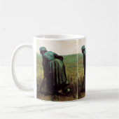 Mug Femme paysanne creuser par Vincent van Gogh (Gauche)