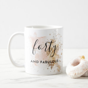 Mug Femme Quarante et fabuleux 40e anniversaire