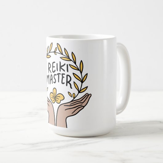 Mug Femme Reiki Master. (Devant droit)