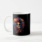 Mug Femme Reine noire Afro Melanin Paint Driving Jun (Gauche)