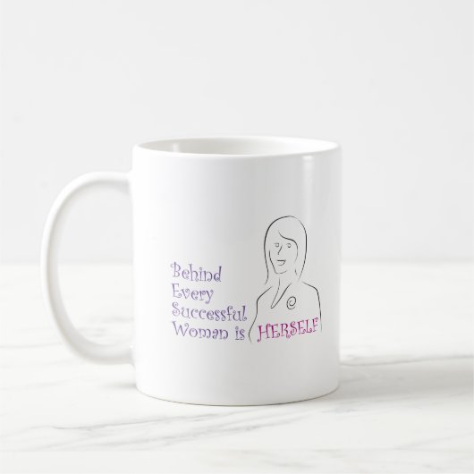 Mug Femme réussie (Gauche)