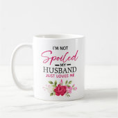 Mug Femme Romantique Mariage Anniversaire Saint Valent (Gauche)