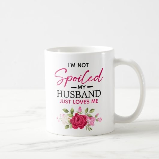 Mug Femme Romantique Mariage Anniversaire Saint Valent (Droite)