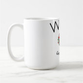 Mug Femme rouge florale est Année future épouse Saint- (Gauche)