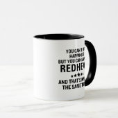 Mug Femme Rousse Drôle (Devant droit)