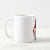 Mug Femme rousse violet vert (Gauche)