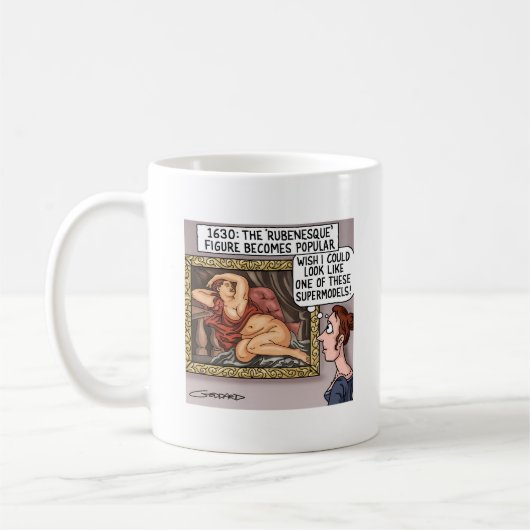 Mug - femme rubenesque (Gauche)