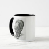 Mug Femme rurale de Vincent van Gogh | glanant, 1885 (Devant gauche)