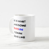 Mug femme russe, géniale (Devant gauche)