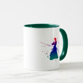 Mug Femme Samurai guerrière avec épée (Devant droit)