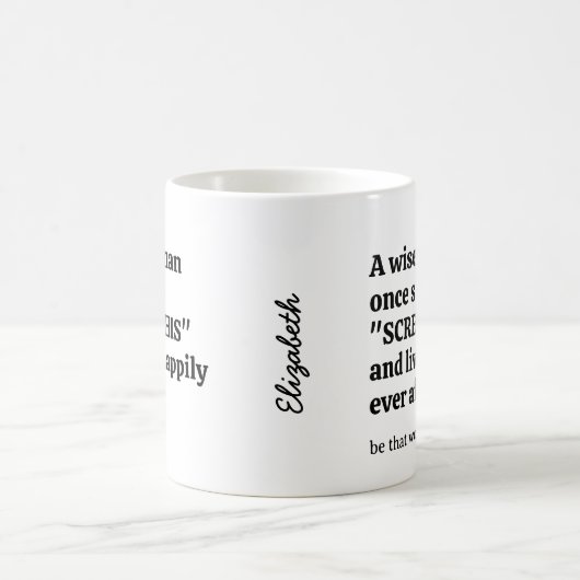 Mug Femme Sassy Wise (Centre)