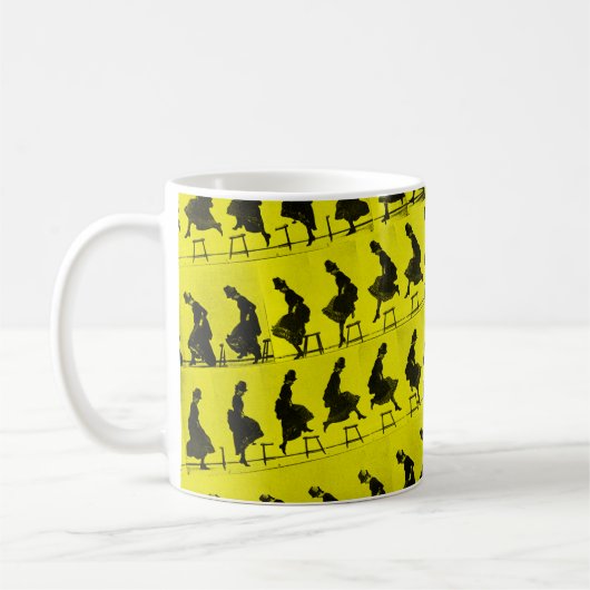 Mug Femme sautante de Muybridge (Gauche)