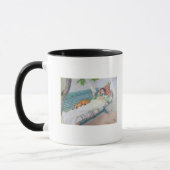 Mug Femme se trouvant sur un banc, 1913 (Gauche)
