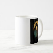 Mug Femme Silhouette Amateurs de baiser Date Ensemble  (Devant droit)