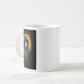 Mug Femme Silhouette Amateurs de baiser Date Ensemble (Devant gauche)