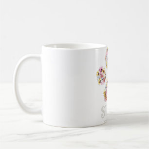 Mug Femme Staffy Mama Floral Chien Paw Staffordshire B