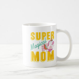 Mug Femme Super Magique Maman Rainbow Unicorn Héros We