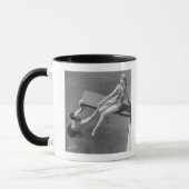 Mug Femme sur le conseil de plongée (Gauche)